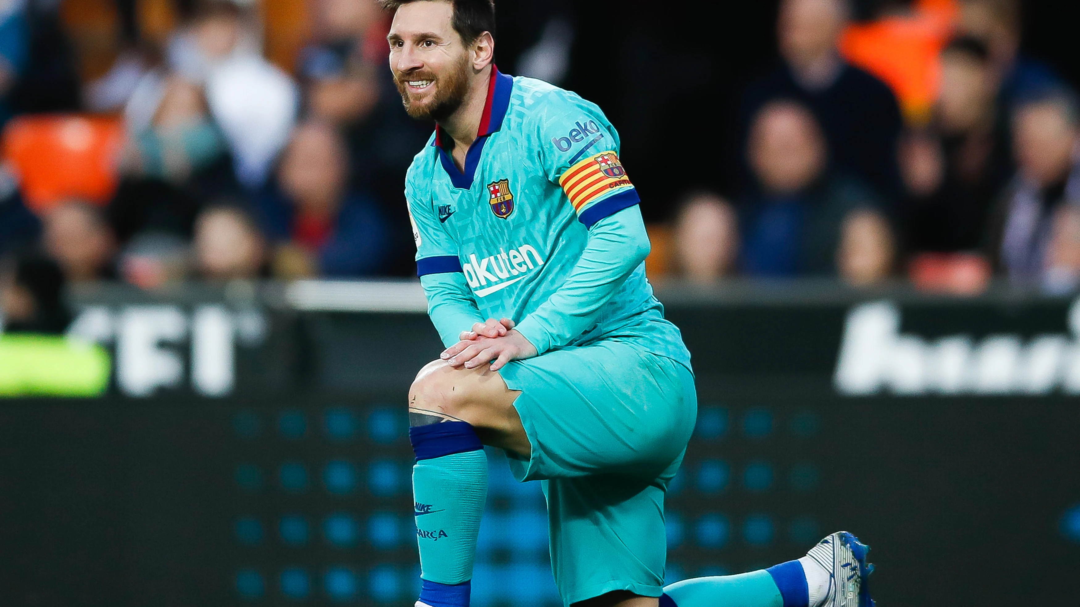 Leo Messi, durante un partido del Barça