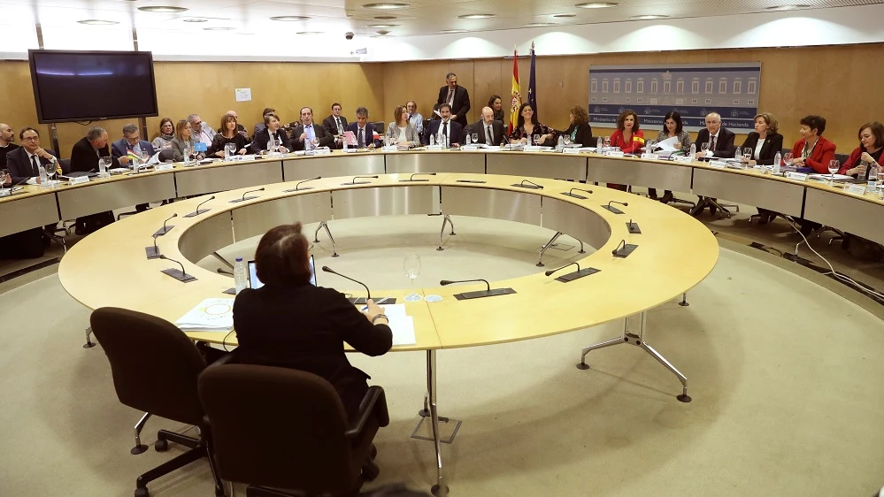 Vista general de la reunión del Consejo de Política Fiscal y Financiera (CPFF), presidida por la ministra de Hacienda