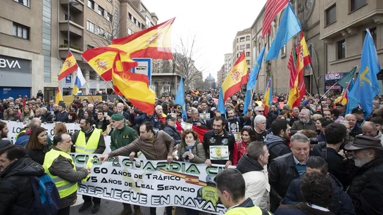 Concentración de la Guardia Civil frente a la delegación del Gobierno en Navarra Concentración de la Guardia Civil frente a la delegación del Gobierno en Navarra