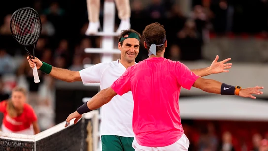 Roger Federer y Rafa Nadal Roger Federer y Rafa Nadal