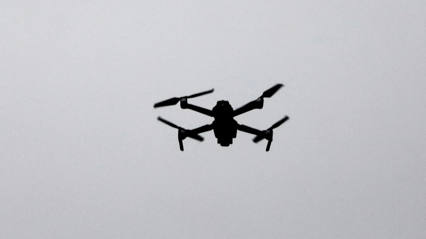 Imagen de archivo de un dron Imagen de archivo de un dron