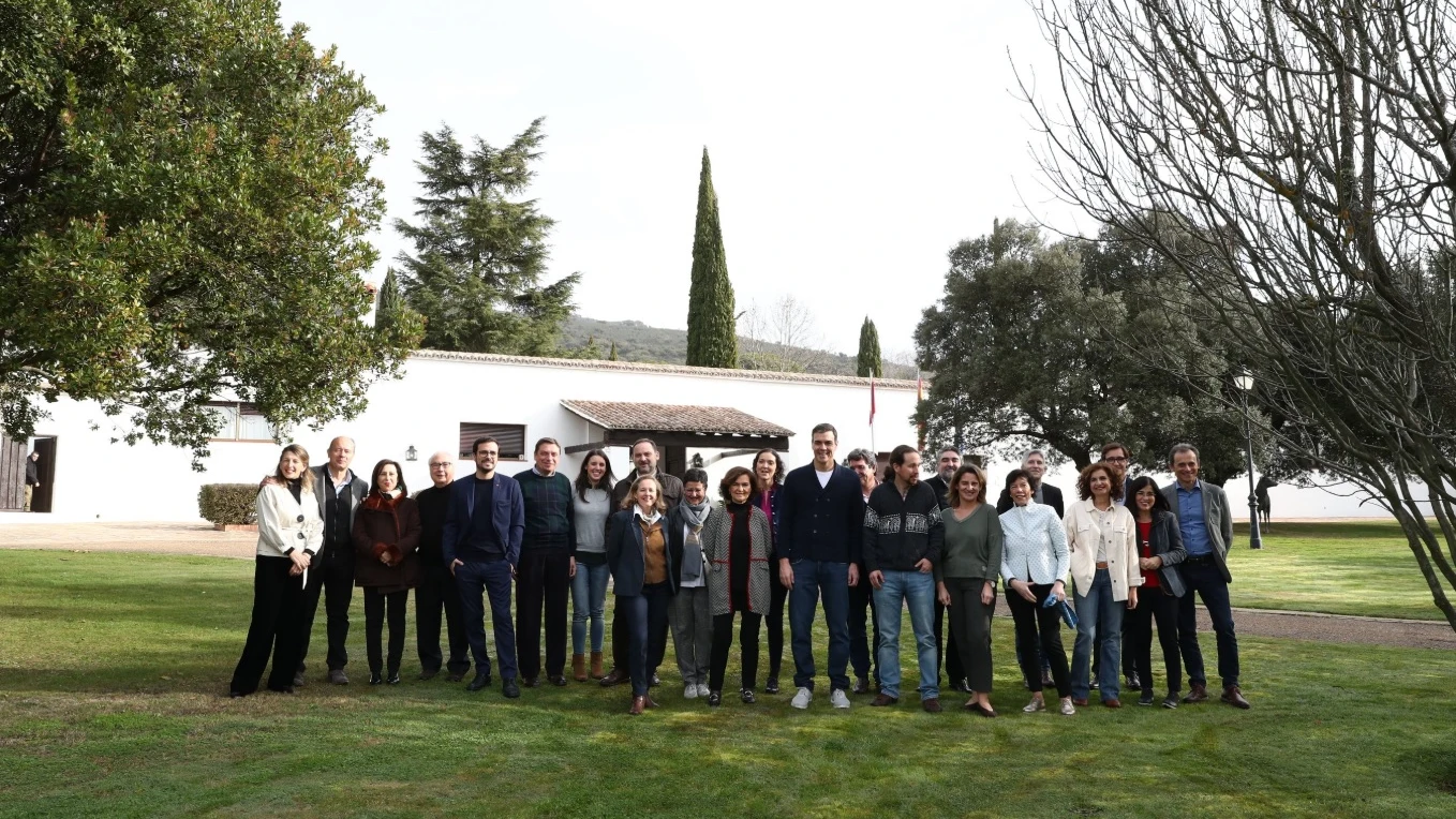 Reunión del Gobierno en la finca de Quintos de Mora