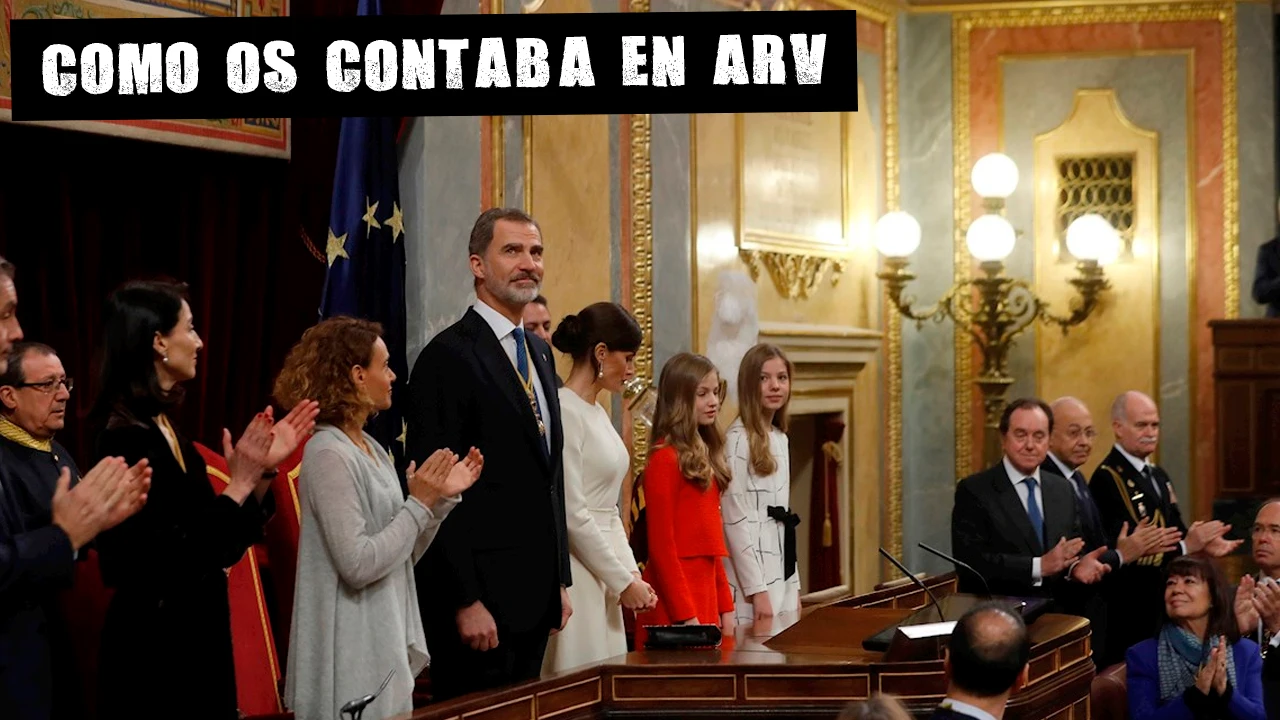 Imagen del aplauso al rey en el Congreso