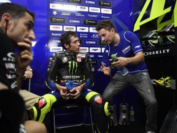 Valentino Rossi y Jorge Lorenzo