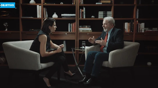 Lula da Silva y Ana Pastor en la entrevista en El Objetivo Lula da Silva y Ana Pastor en la entrevista en El Objetivo
