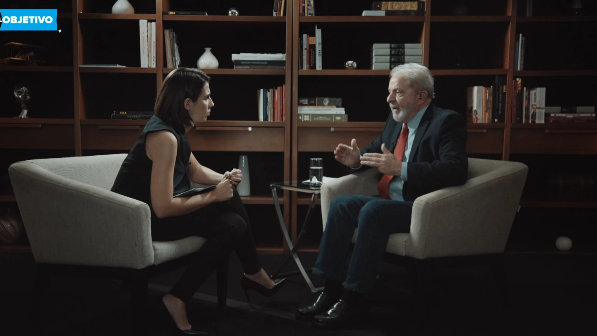 Lula da Silva y Ana Pastor en la entrevista en El Objetivo