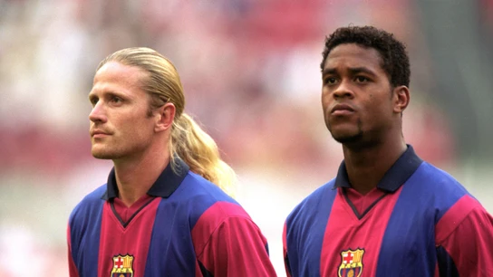 Emmanuel Petit y Patrick Kluivert Emmanuel Petit y Patrick Kluivert