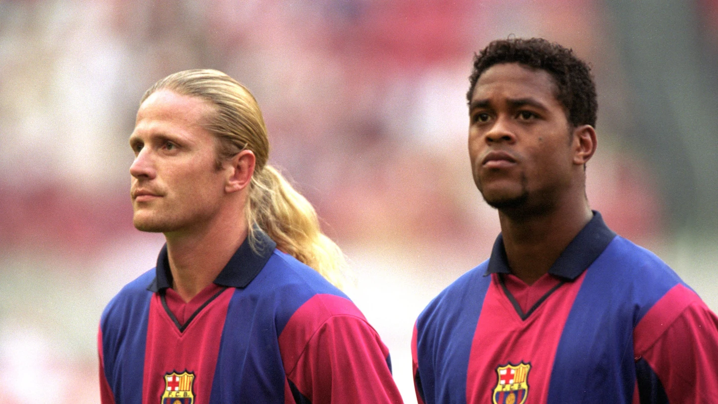 Emmanuel Petit y Patrick Kluivert Emmanuel Petit y Patrick Kluivert