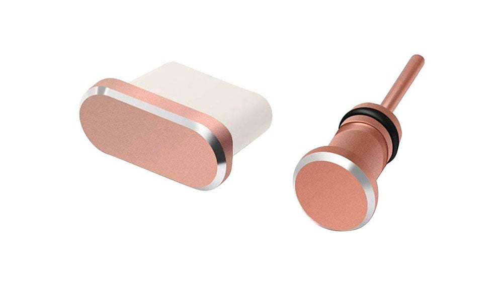 Tapones conector de cargador y auriculares