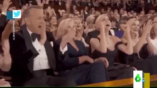 Así defendieron Tom Hanks, Margot Robbie y Charlize Theron que no echaran a Parásitos del escenario Así defendieron Tom Hanks, Margot Robbie y Charlize Theron que no echaran a Parásitos del escenario