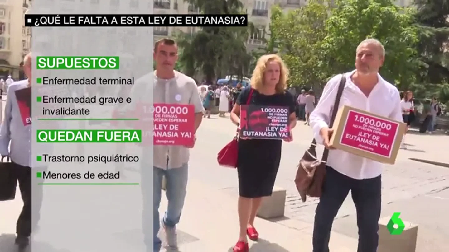 Las asociaciones que luchan contra la eutanasia piden que se reconozcan más supuestos en la ley Las asociaciones que luchan contra la eutanasia piden que se reconozcan más supuestos en la ley
