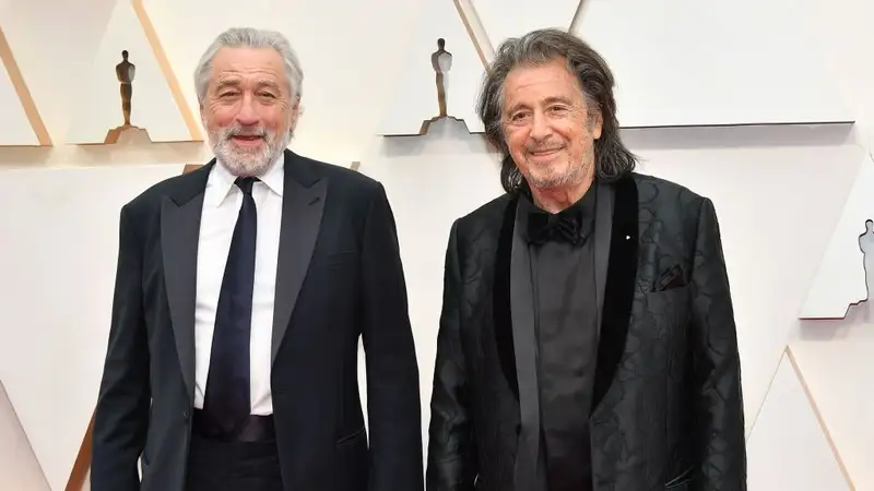 Robert De Niro y Al Pacino, juntos en la alfombra roja de los Oscar 2020