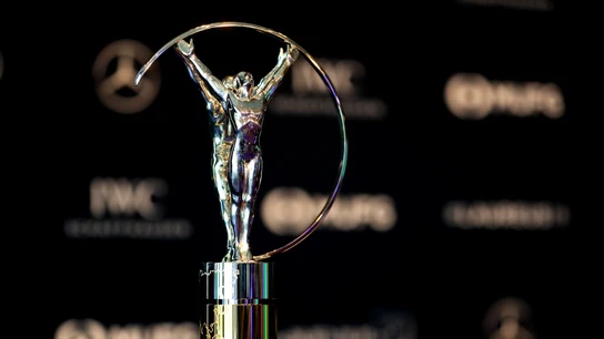 El trofeo de los premios Laureus El trofeo de los premios Laureus