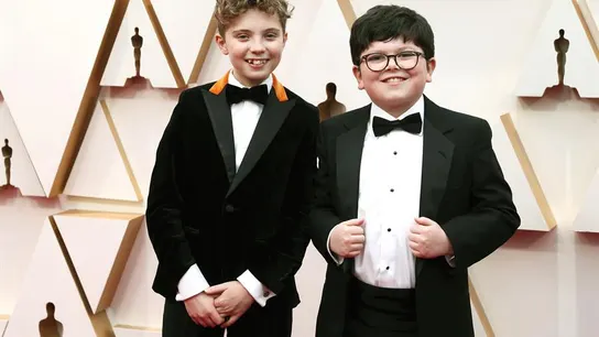 Roman Griffin Davis y Archie Yates Roman Griffin Davis y Archie Yates