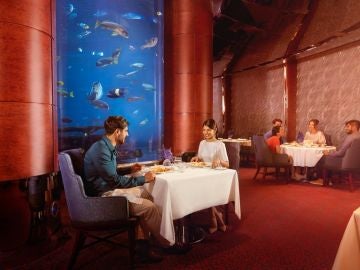 Cena romántica y de lujo en Dubai