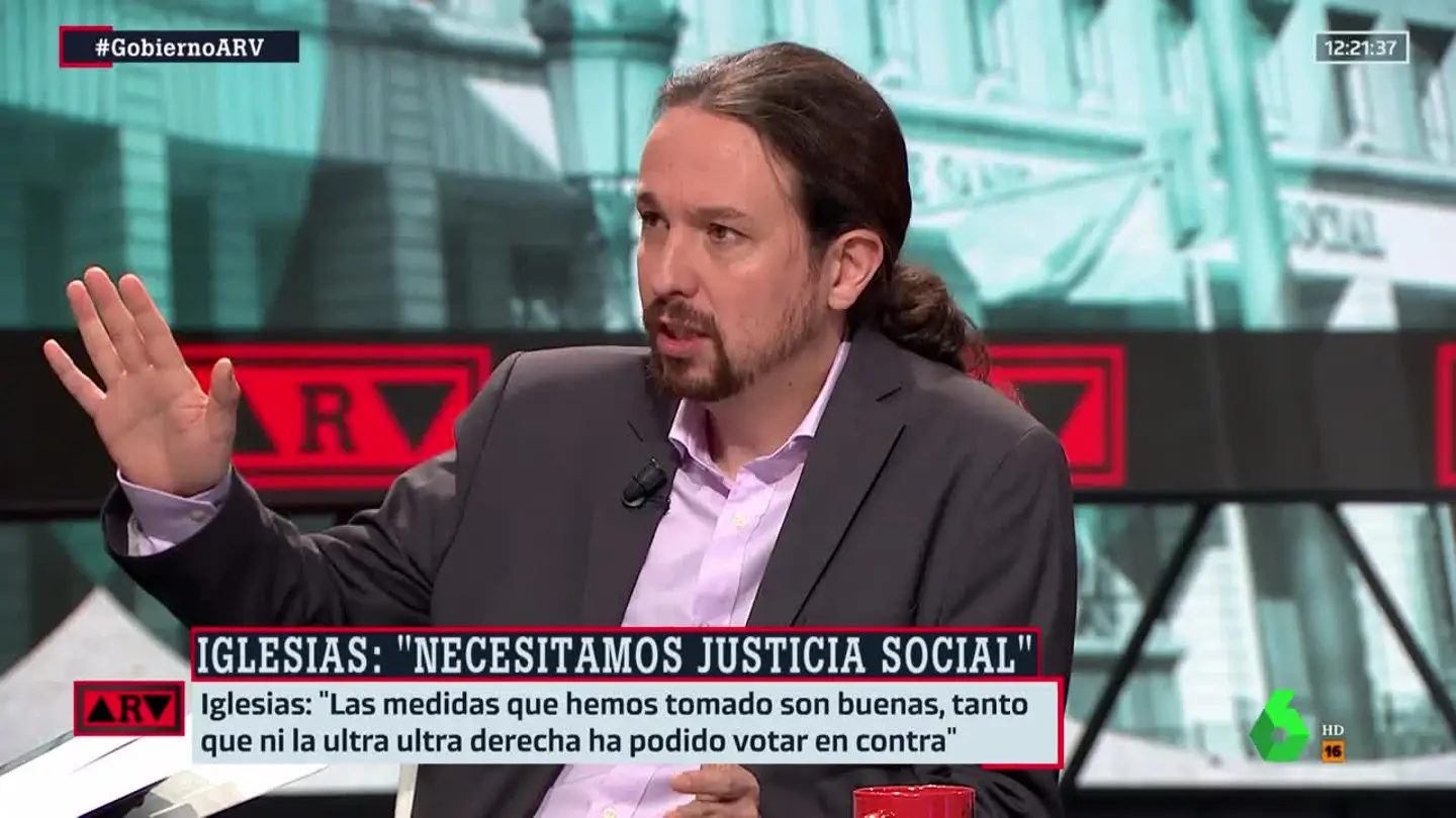 Pablo Iglesias, en Al Rojo Vivo Pablo Iglesias, en Al Rojo Vivo