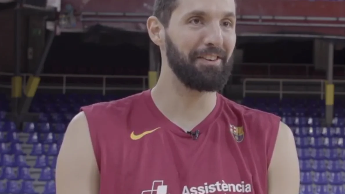 Nikola Mirotic, durante su entrevista