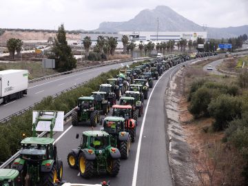 Tractorada en Málaga Tractorada en Málaga