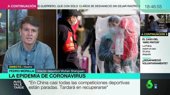 Pedro Morilla, uno de los españoles repatriados: "Volveremos a Wuhan cuando las condiciones sean seguras" Pedro Morilla, uno de los españoles repatriados: "Volveremos a Wuhan cuando las condiciones sean seguras"