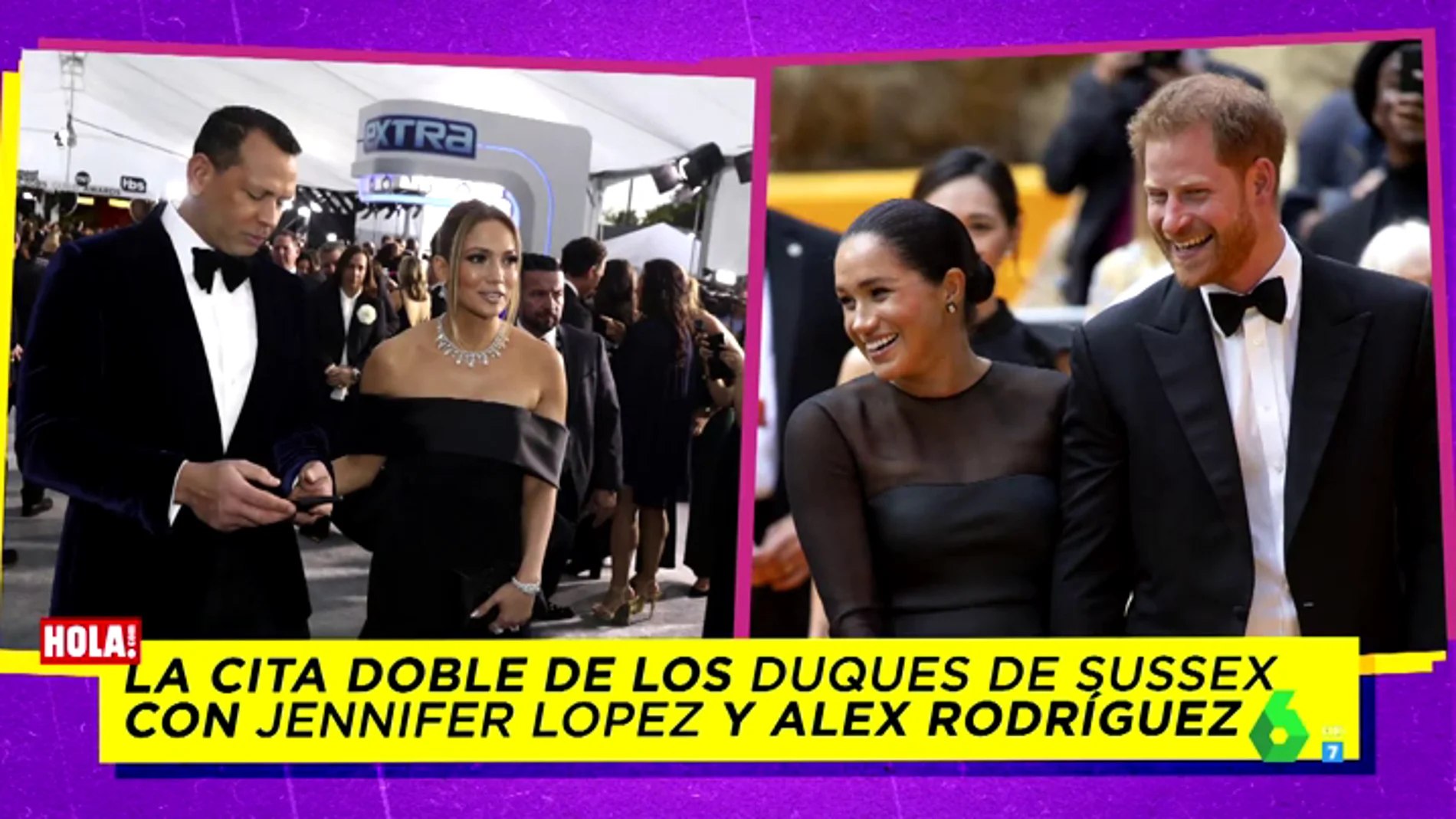 La cita doble entre Harry y Meghan Markle con Jennifer López y Álex Rodríguez y otras novedades de su nueva vida de celebrities