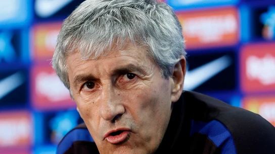 Quique Setién. Quique Setién.