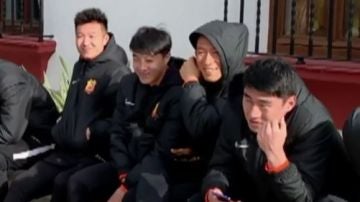 Los jugadores del Wuhan siguen entrenándose en España