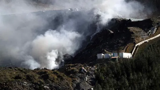 El vertedero de Zaldivar, en llamas El vertedero de Zaldivar, en llamas
