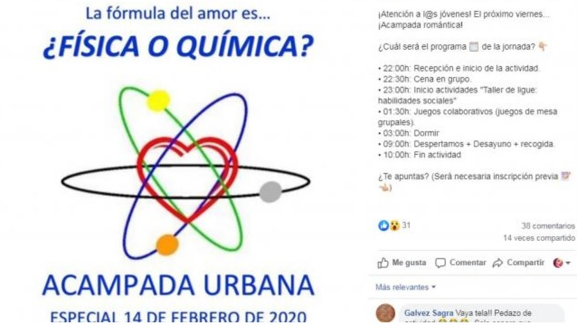 La publicación del Ayuntamiento antes de ser editada, en la que recogían el "taller de ligue"