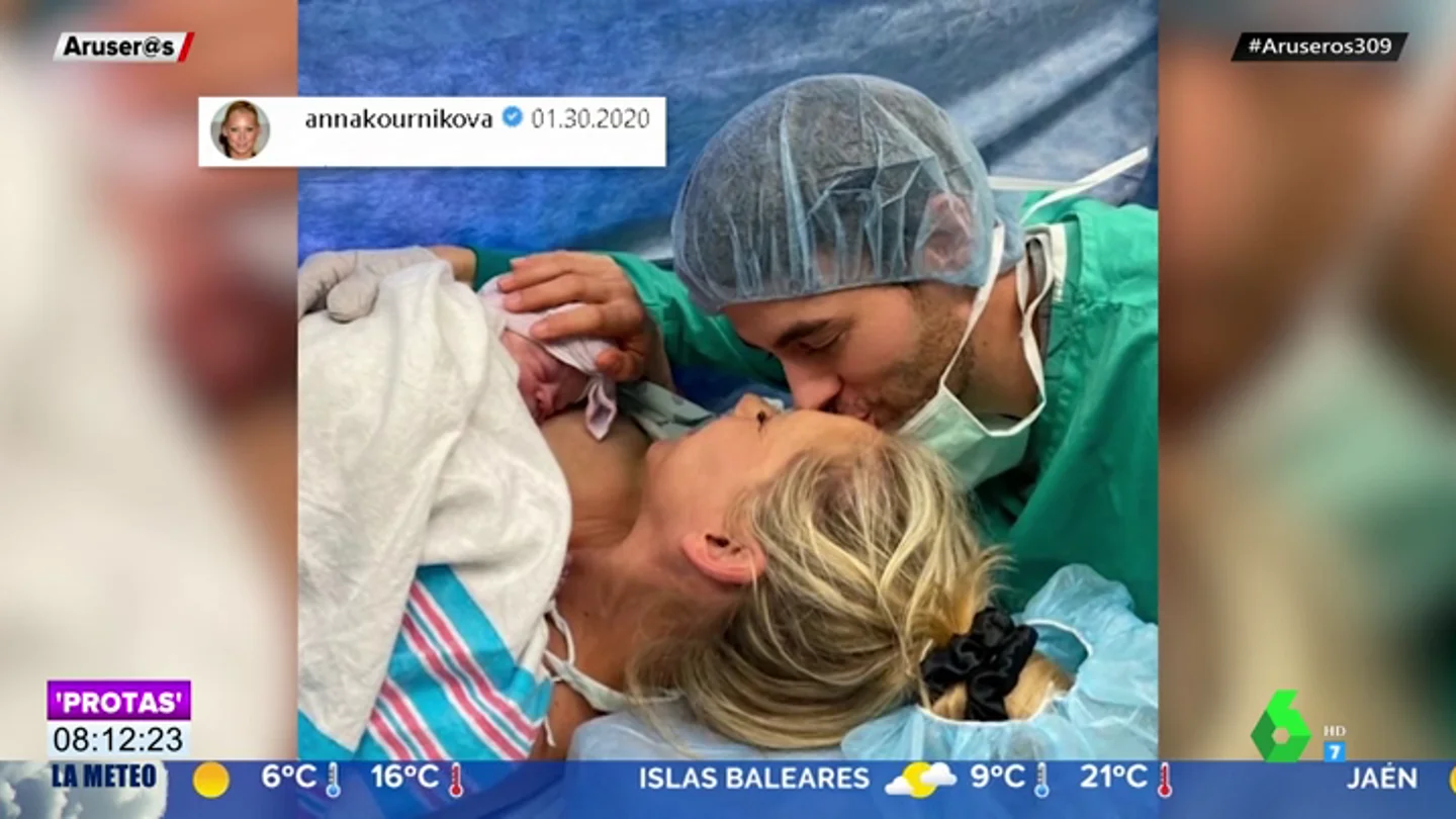 Enrique Iglesias y Anna Kournikova presentan a su hija recién nacida en Instagram Enrique Iglesias y Anna Kournikova presentan a su hija recién nacida en Instagram