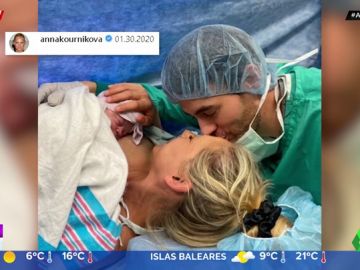 Enrique Iglesias y Anna Kournikova presentan a su hija recién nacida en Instagram Enrique Iglesias y Anna Kournikova presentan a su hija recién nacida en Instagram