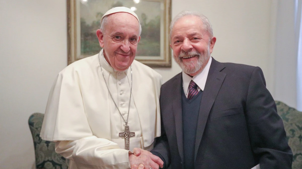 El papa Francisco y Lula