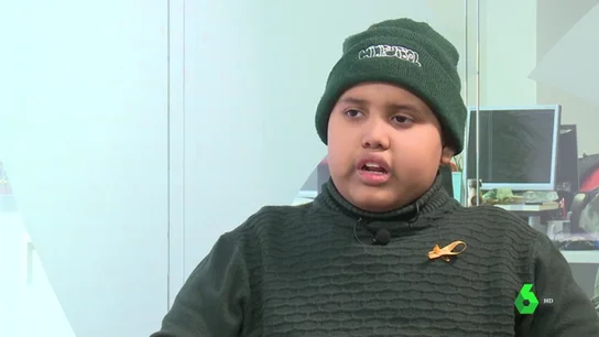 Imagen de Nelson, un niño con leucemia Imagen de Nelson, un niño con leucemia