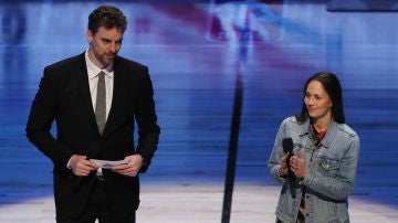 Pau Gasol y Sue Bird