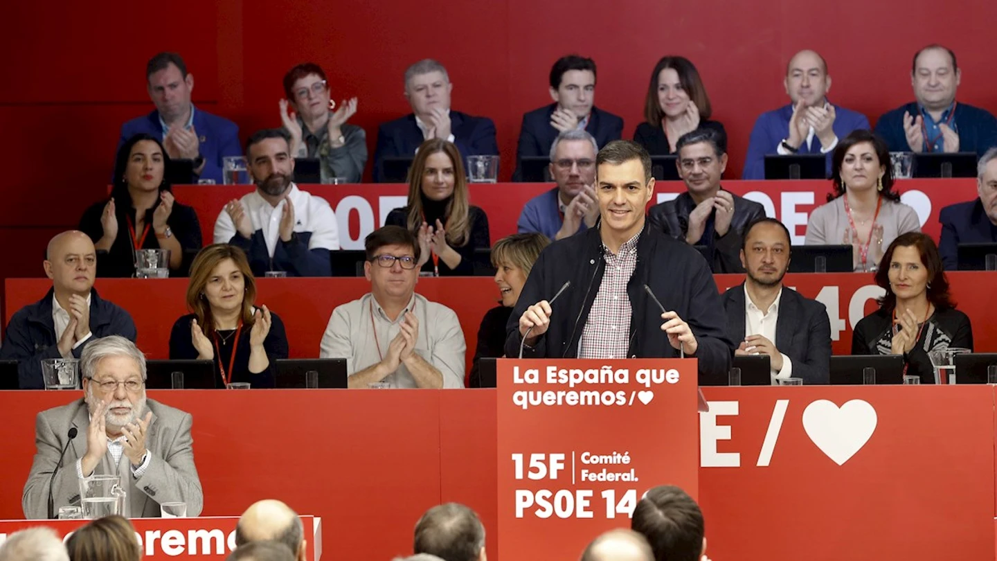 Pedro Sánchez en el Comité Federal del PSOE Pedro Sánchez en el Comité Federal del PSOE