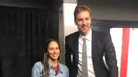 Pau Gasol y Sue Bird Pau Gasol y Sue Bird