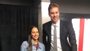 Pau Gasol y Sue Bird