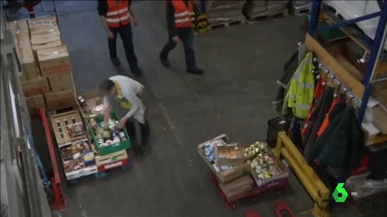 Imagen del almacén de un supermercado Imagen del almacén de un supermercado