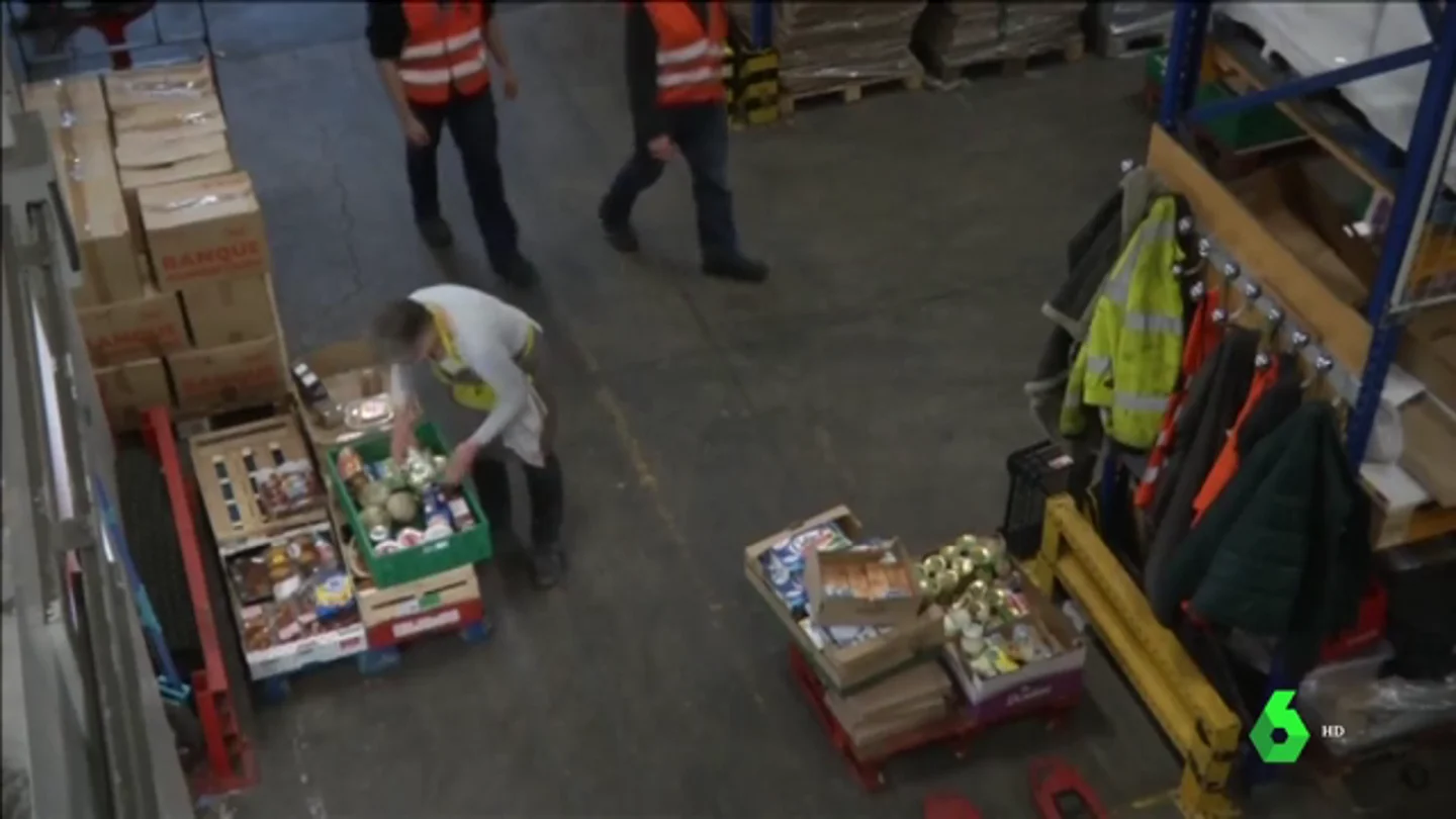 Imagen del almacén de un supermercado Imagen del almacén de un supermercado