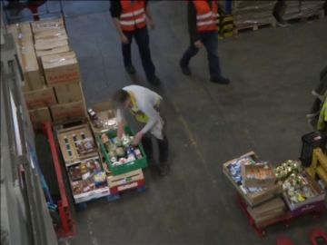 Imagen del almacén de un supermercado Imagen del almacén de un supermercado