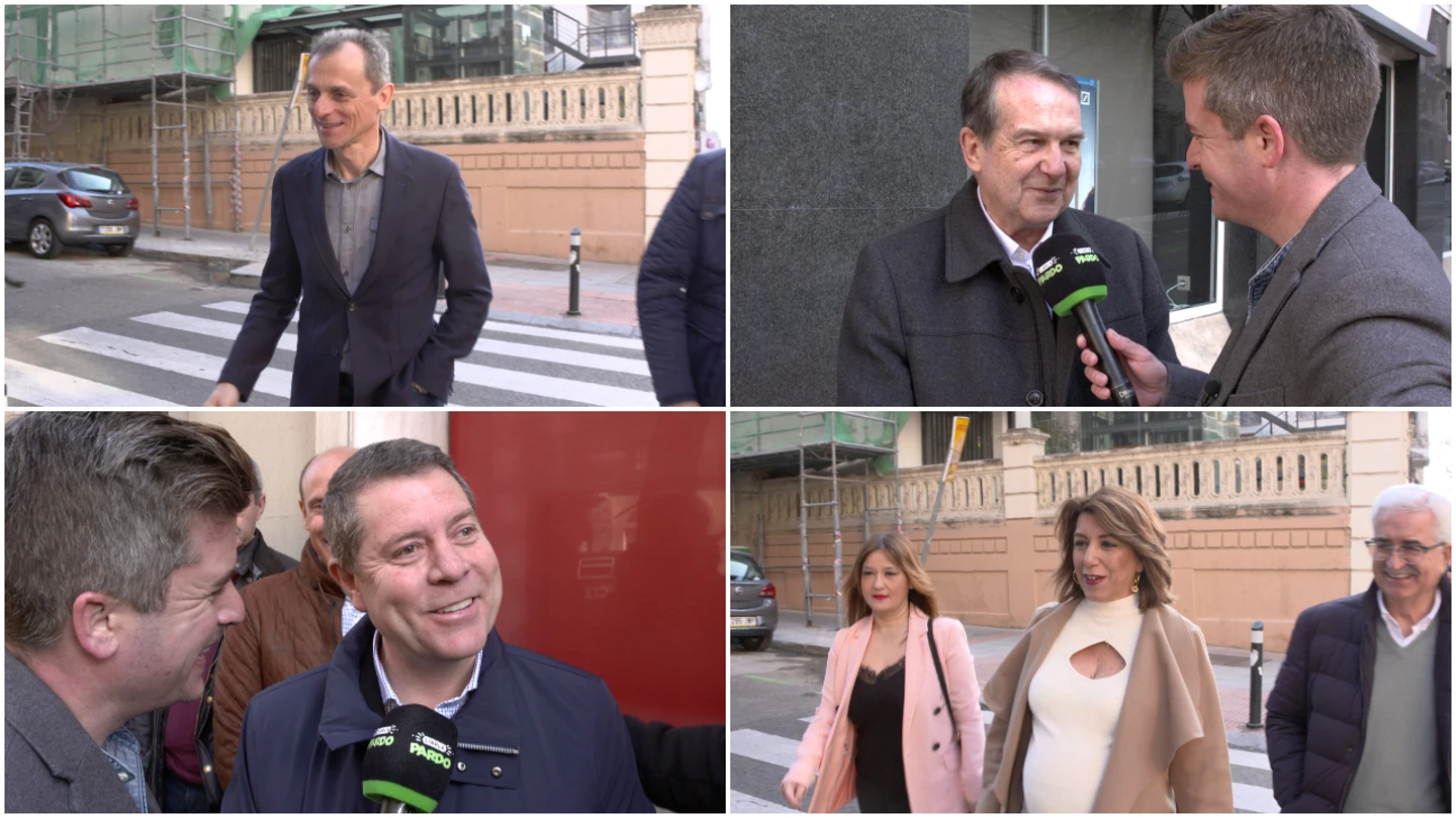 Dirigentes del PSOE reunidos en el comité federal de Ferraz Dirigentes del PSOE reunidos en el comité federal de Ferraz