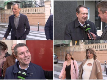 Dirigentes del PSOE reunidos en el comité federal de Ferraz Dirigentes del PSOE reunidos en el comité federal de Ferraz
