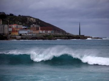 Fuerte oleaje en la costa coruñesa Fuerte oleaje en la costa coruñesa