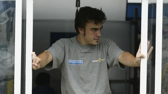 Fernando Alonso, en Renault Fernando Alonso, en Renault