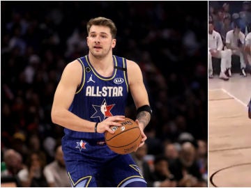 Luka Doncic debuta en un All-Star 'alimentando' a LeBron James Luka Doncic debuta en un All-Star 'alimentando' a LeBron James