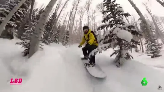 Los gritos de dolor de un snowboarder al partirse la tibia y el peroné Los gritos de dolor de un snowboarder al partirse la tibia y el peroné
