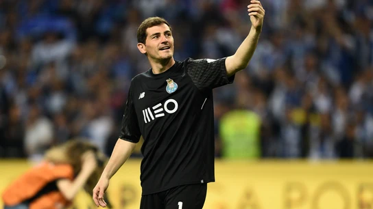Iker Casillas, en un partido con el Oporto. Iker Casillas, en un partido con el Oporto.
