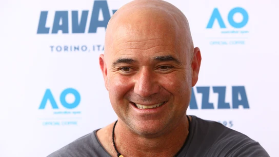 Andre Agassi, durante un acto Andre Agassi, durante un acto