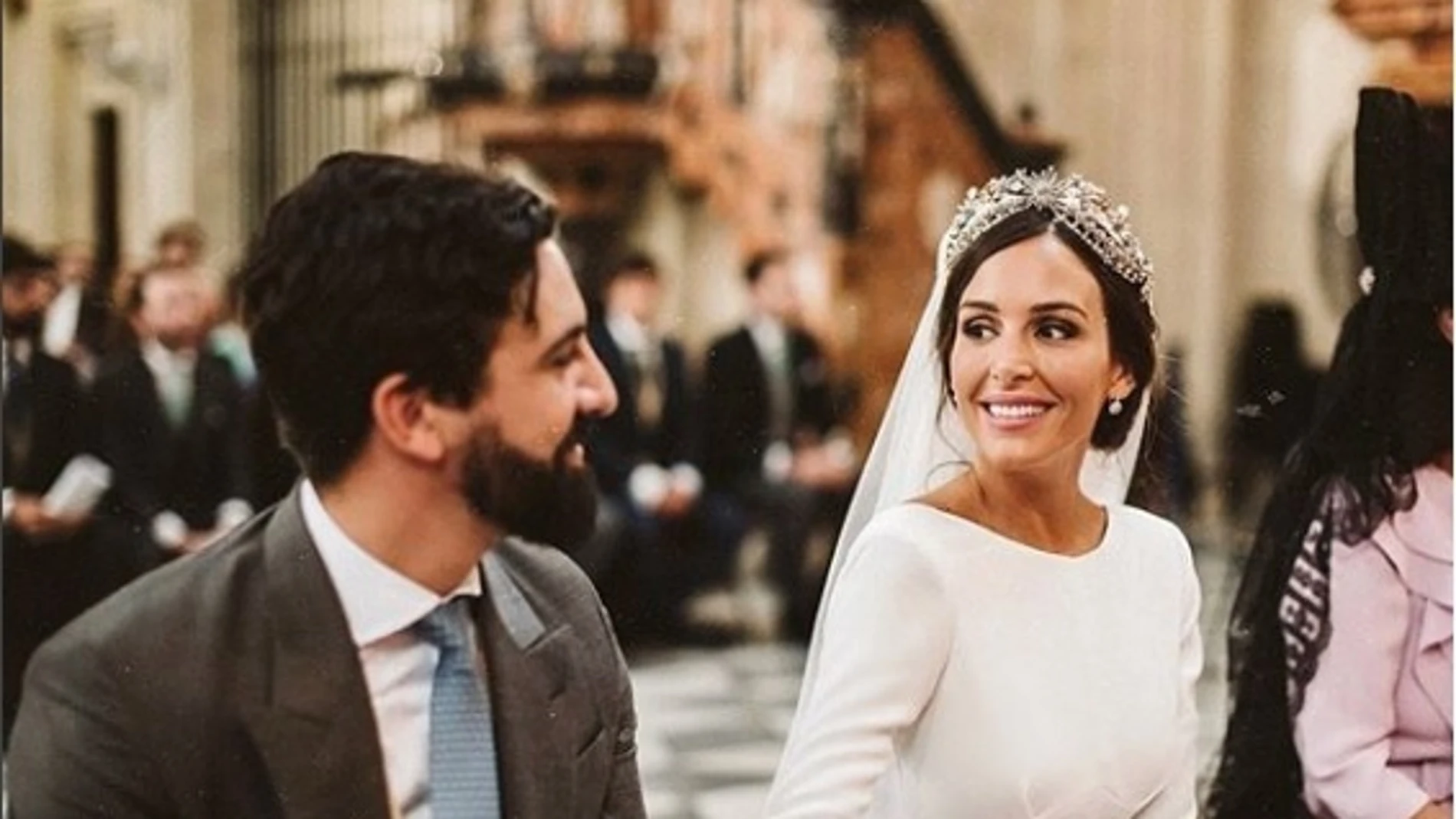 La influencer Rocío Osorno, el día de su boda con el senador de Vox Jacobo Robatto