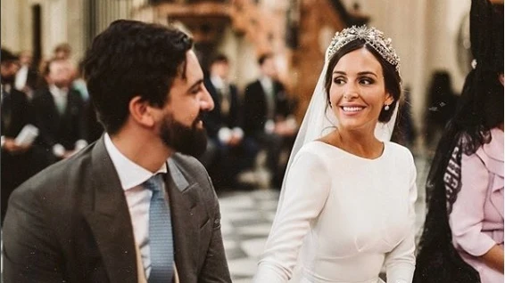 La influencer Rocío Osorno, el día de su boda con el senador de Vox Jacobo Robatto