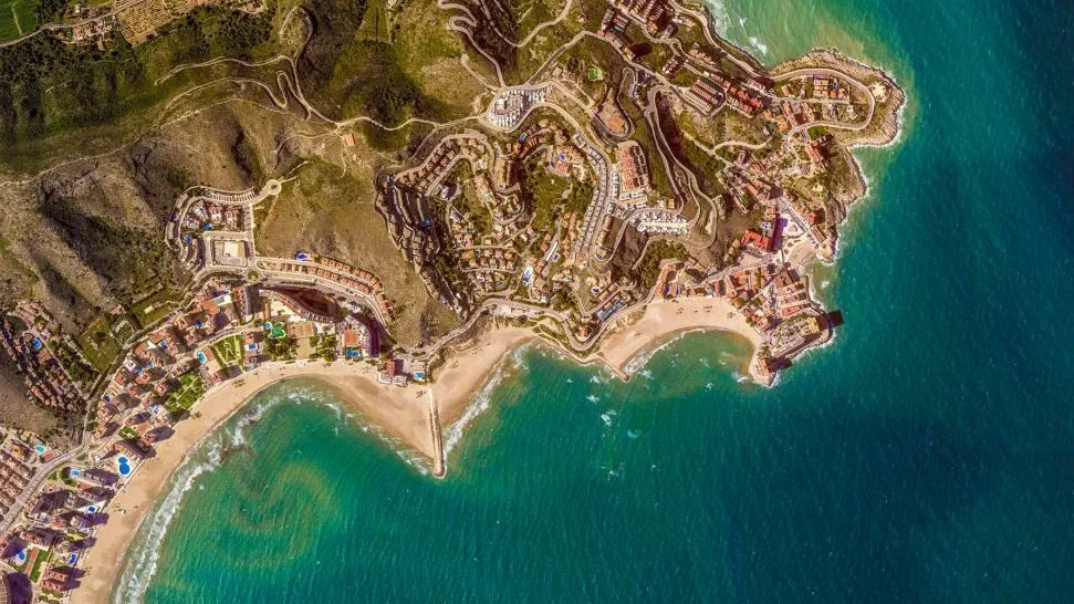 El faro de Cullera (Valencia) data de 1858. Google Earth lo ha fotografiado desde el espacio. Valencia